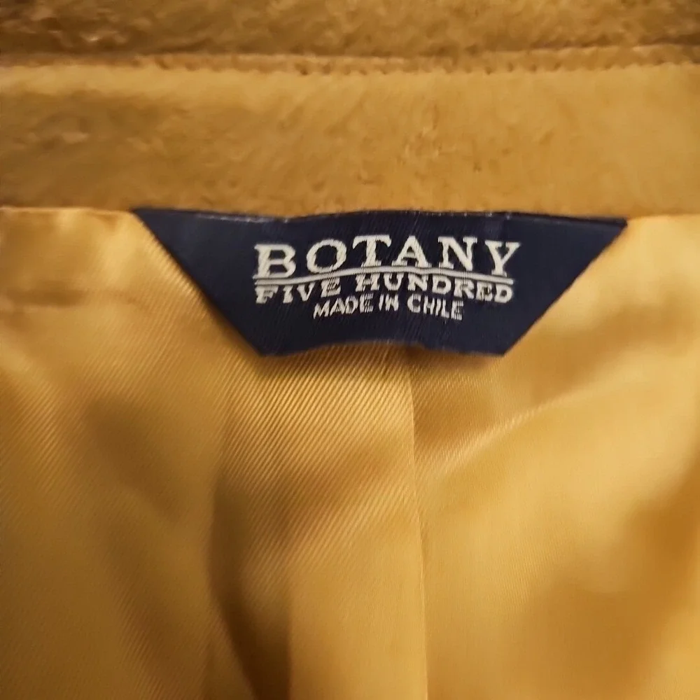 BOTANY 500 MENS 46L 100% CAMEL HAIR SPORT‎ COAT BLAZER Small Hole Left Sleeve